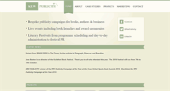 Desktop Screenshot of kewpublicity.co.uk